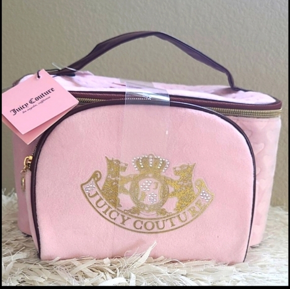 JUICY COUTURE VINTAGE STYLE SET OF 2 COSMETIC BAGS - Picture 9 of 9